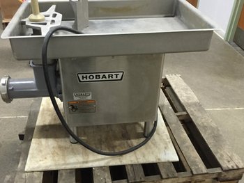 Hobart 4732A Stainless Steel Body Meat Grinder 200 Single Ph. On a Equ —  Palm Beach Restaurant Equipment