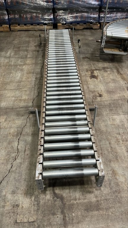 10 Foot L x 18 Inch W Hytrol Roller Conveyor