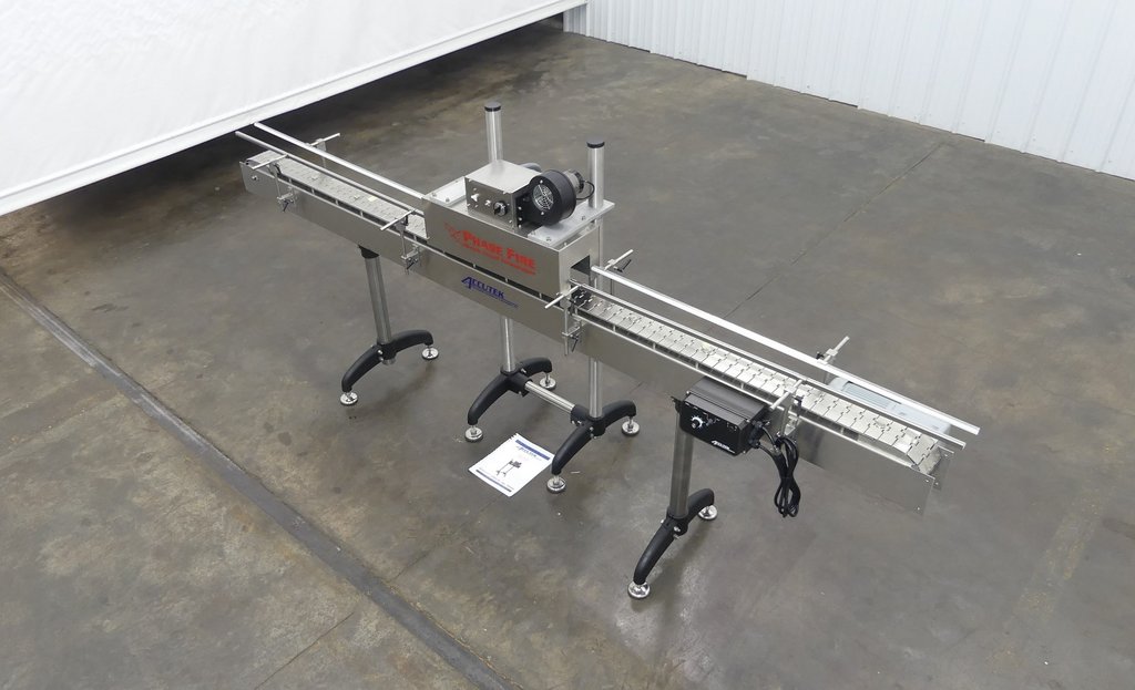 Accutek 33-DAO-013 Phase Fire Shrink Tunnel with Conveyor