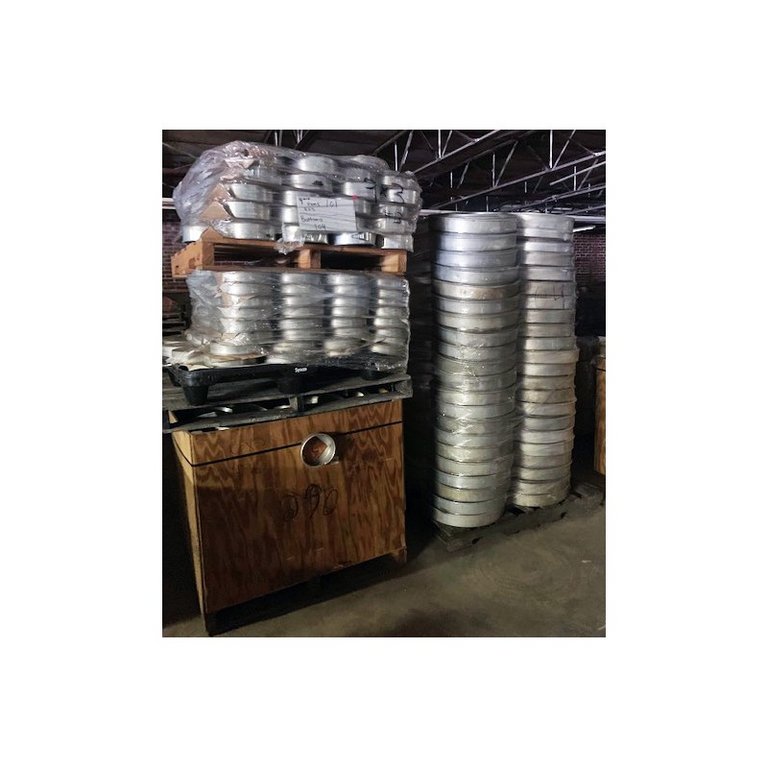 Lots of Various Sized Baking Pans for Bakery Use